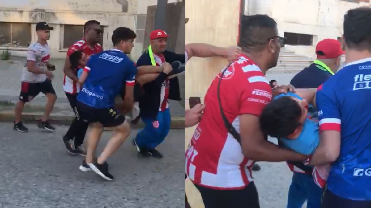 Un menor de edad resultó herido tras el partido de Unión y fuer trasladado al Hospital Alassia.