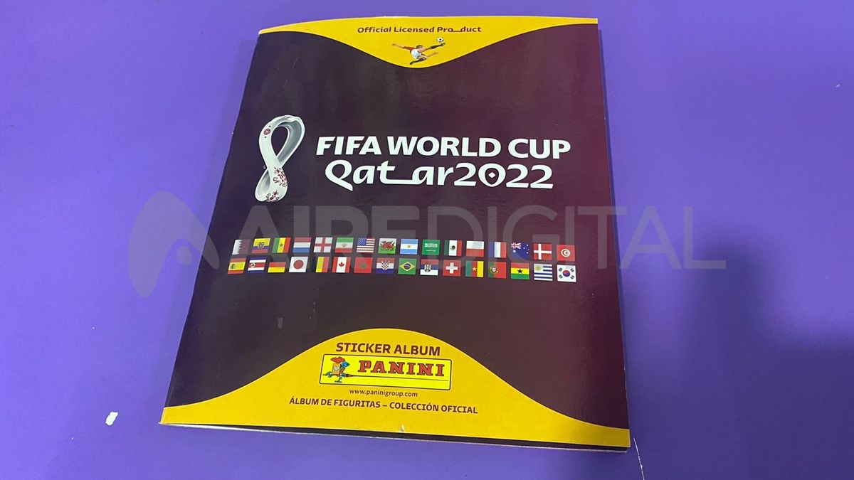 Así es el álbum del Mundial Qatar 2022. Tiene dos versiones, uno de tapa blanda que cuesta $750 y el de tapa dura que tiene un valor de $3.000.