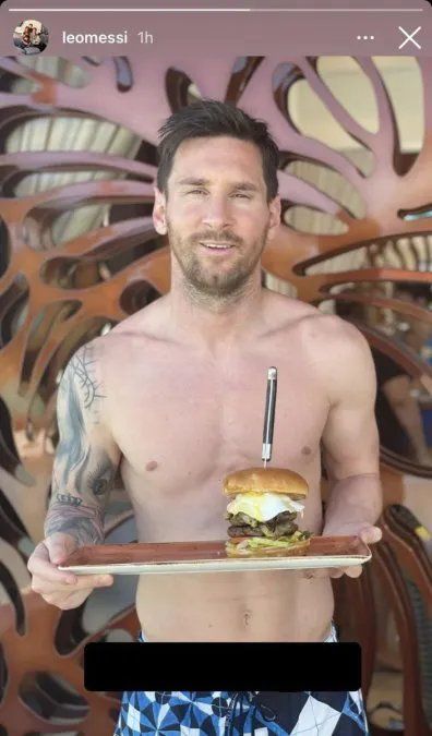 Lionel Messi se dio un permitido en sus vacaciones en Miami.