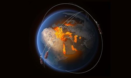 El campo magnético de la Tierra se está debilitando, advirtieron desde la Agencia Espacial Europea. El campo magnético de la Tierra se está debilitando, advirtieron desde la Agencia Espacial Europea.