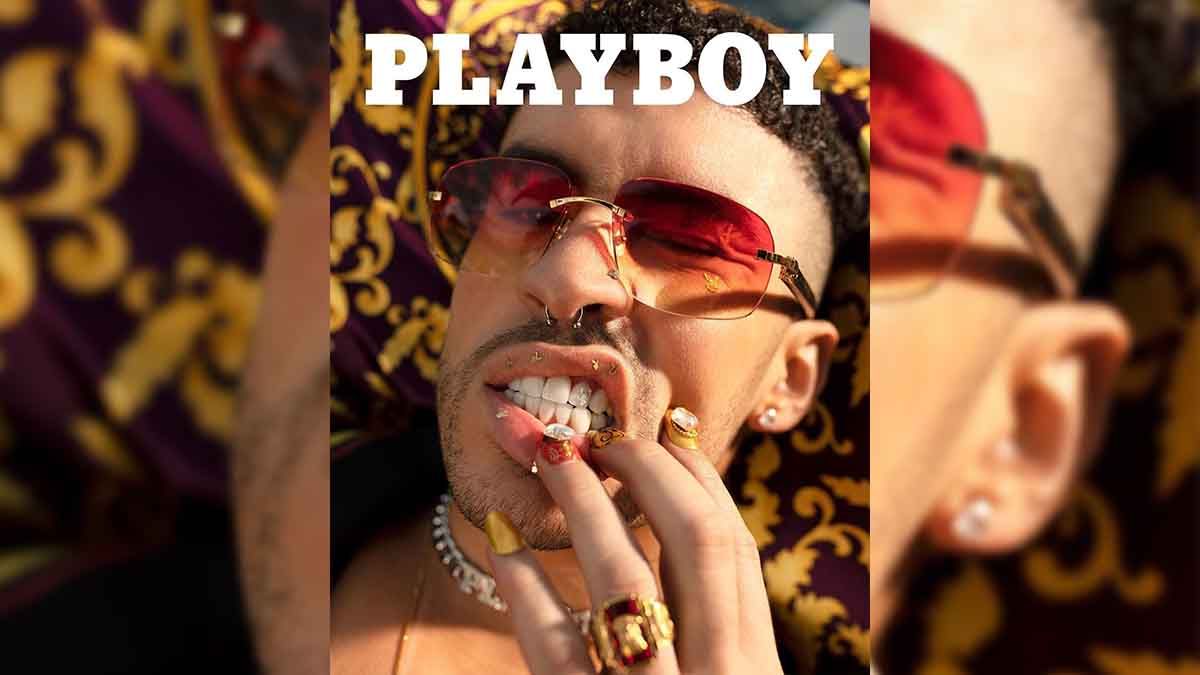 Bad Bunny en la primera portada digital de Playboy