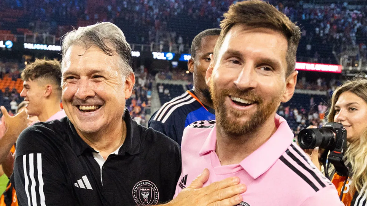 Gerardo Martino y Lionel Messi. Gerardo Martino y Lionel Messi.