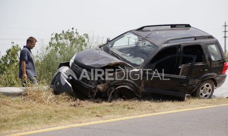 santa fe: fuerte choque en la circunvalacion oeste