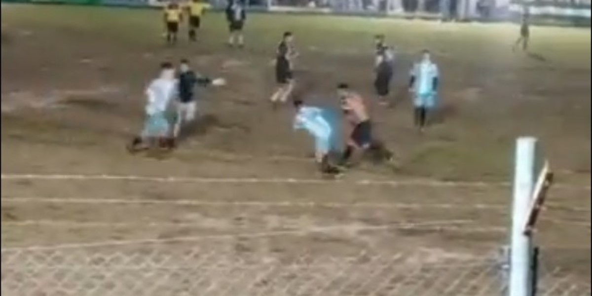 Graves incidentes en la Liga Sanlorencina de fútbol.