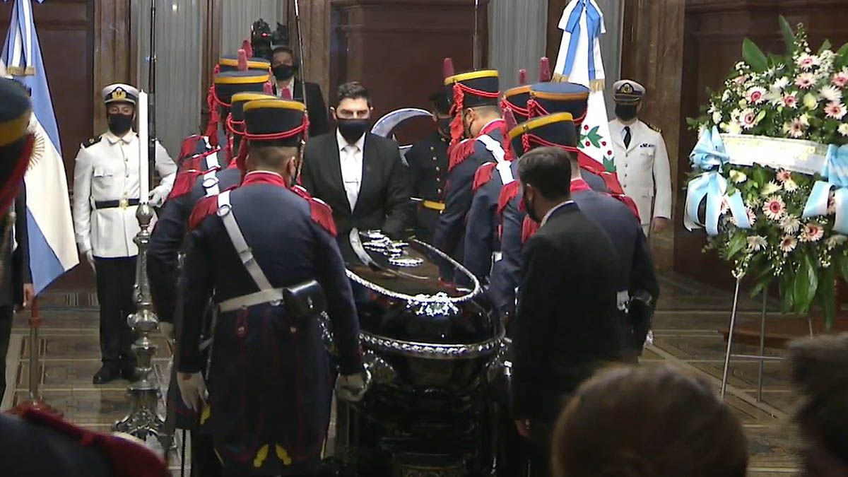 Menem es velado en el Congreso de la Nación.&nbsp;