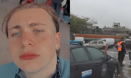 Nazareno Isern, de 21 años, volvía de un paseo con una amiga cuando dos delincuentes lo cruzaron en la colectora de la Riccheri y le dispararon en la cabeza para robarle la bicicleta.