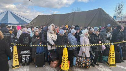 Más de 1 millón de ucranianos se refugian en Polonia.