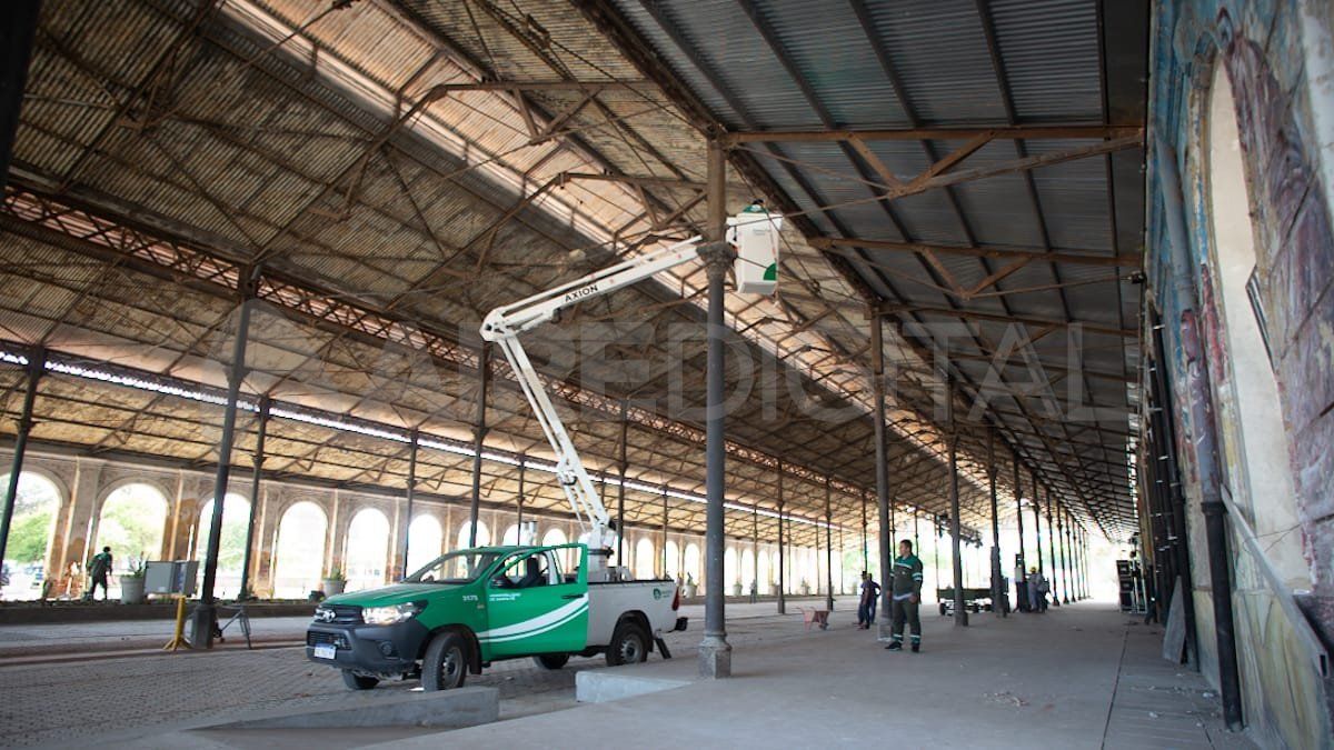 Los andenes de la Estación Mitre ya fueron restaurados en un 100%. 