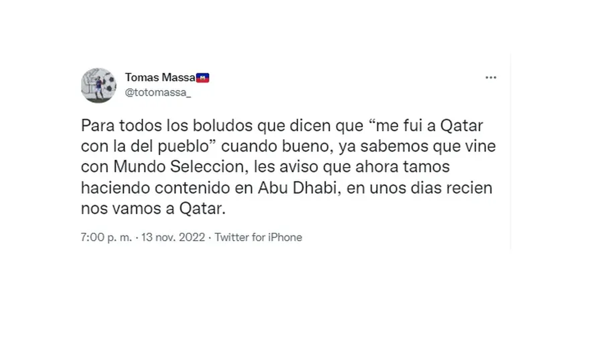 Los tuits de Toto Massa Captura