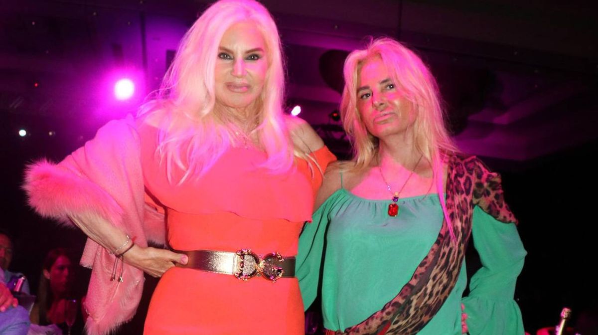 Susana Giménez junto a Mecha