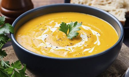 La sopa de zapallo es un clásico invernal, rápido de hacer y muy reconfortante. La sopa de zapallo es un clásico invernal, rápido de hacer y muy reconfortante.