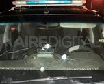 Los jóvenes en fuga dispararon contra el móvil policial Los jóvenes en fuga dispararon contra el móvil policial