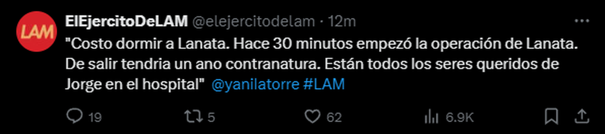 Jorge Lanata se enfrenta a una nueva intervención. Jorge Lanata se enfrenta a una nueva intervención.