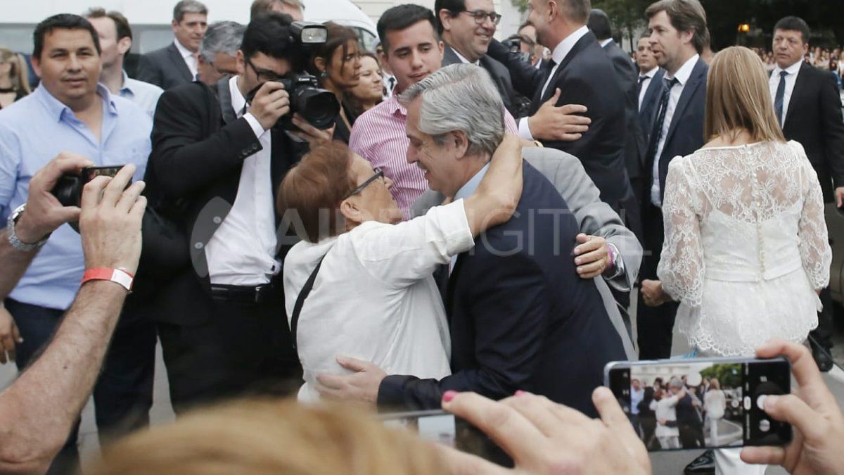 El presidente Alberto Fernández acompañó al nuevo gobernador de Santa Fe