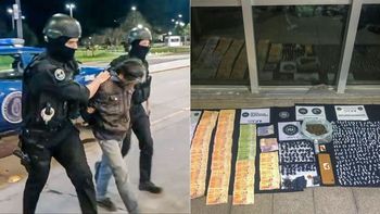 Iba en bicicleta por Rosario y lo detuvieron con casi dos kilos de droga en el canasto