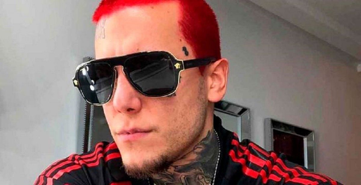 Alex Caniggia se tiñó el pelo y aprovechó para dejarle un mensaje su papá