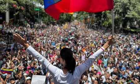 La marcha estuvo encabezada por María Corina Machado. La marcha estuvo encabezada por María Corina Machado.