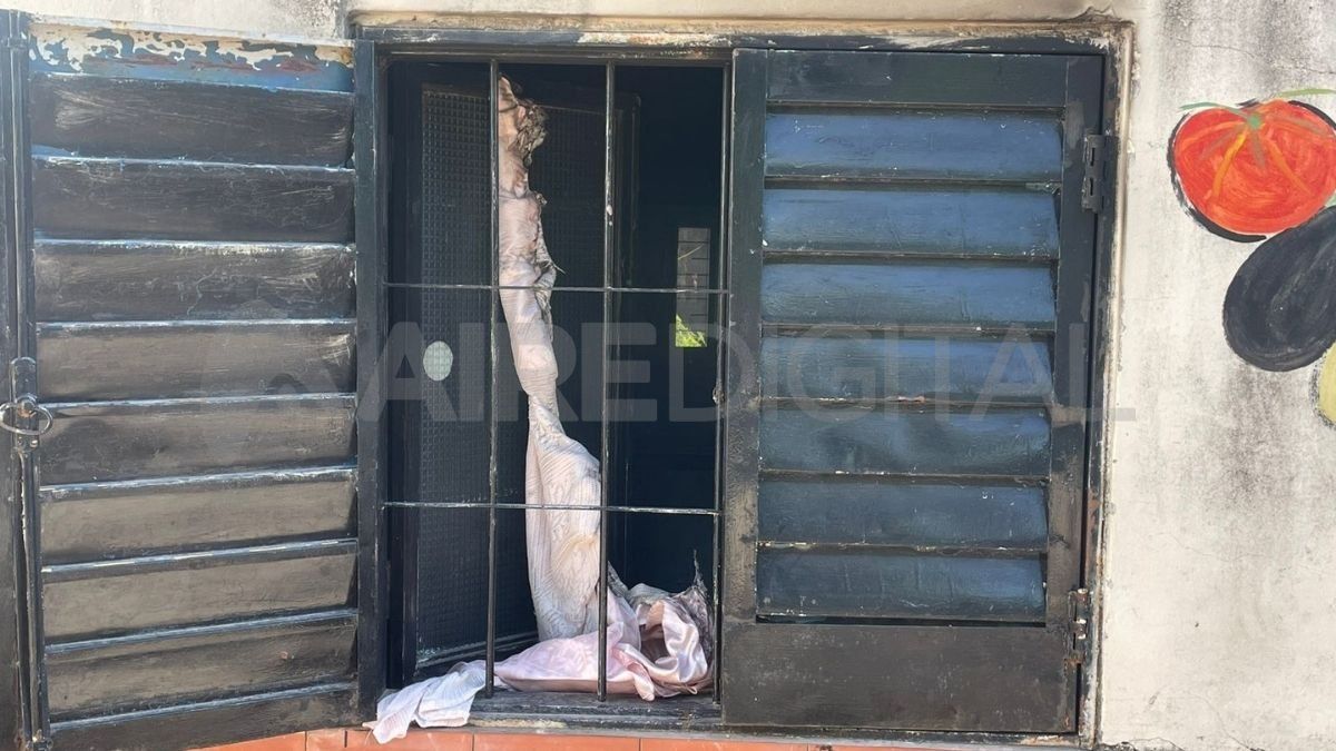 Así quedó la casa de Formosa 6400, tras el incendio. Así quedó la casa de Formosa 6400, tras el incendio.