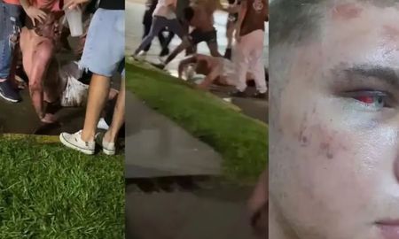 El joven quedó internado tras la paliza que recibió. El joven quedó internado tras la paliza que recibió.