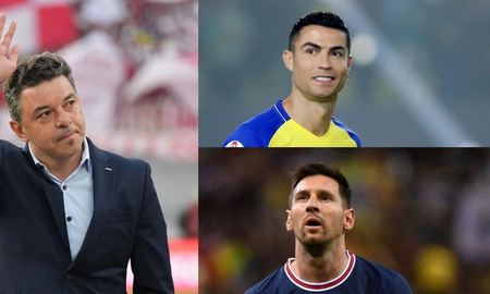Marcelo Gallardo dirigirá a Cristiano Ronaldo contra Messi en un amistoso Marcelo Gallardo dirigirá a Cristiano Ronaldo contra Messi en un amistoso