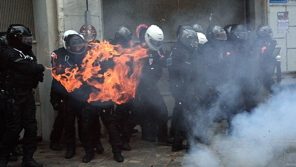 Entre los miles de manifestantes había activistas del movimiento de los