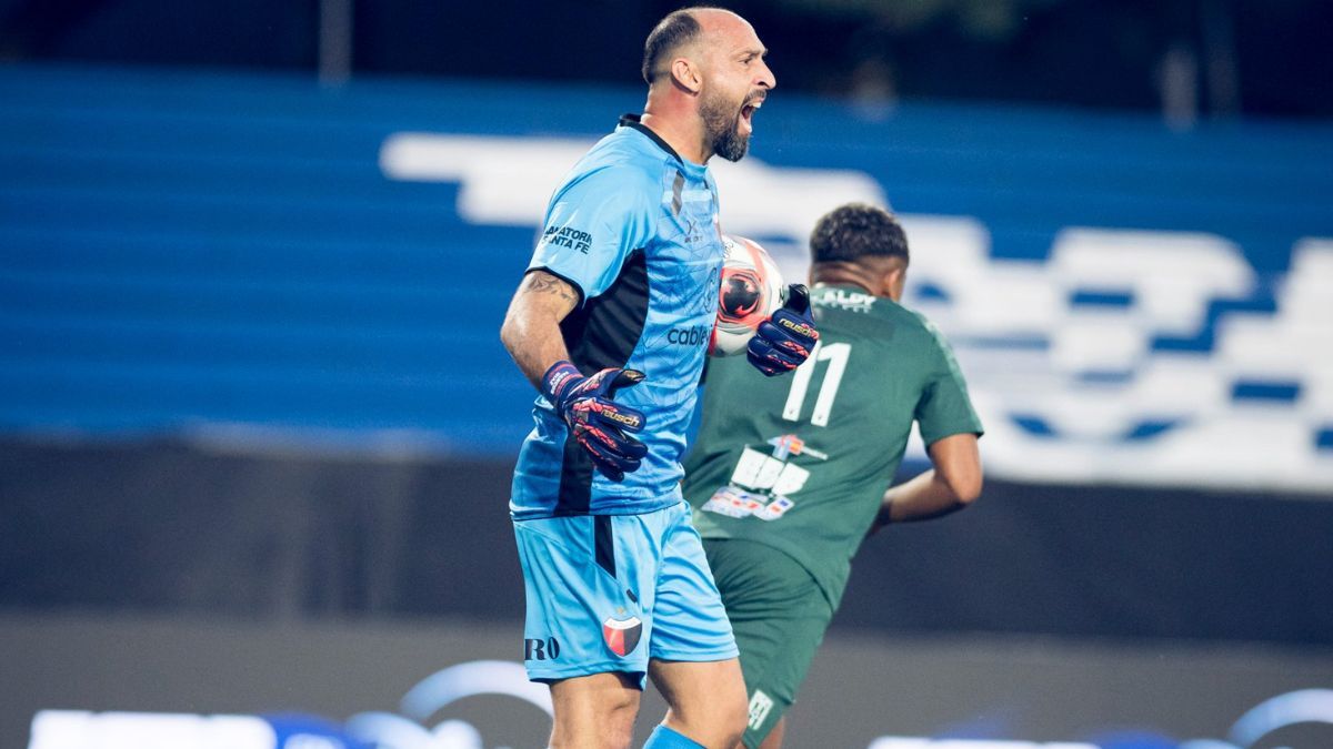 Marcos Díaz, arquero de Colón. Marcos Díaz, arquero de Colón.