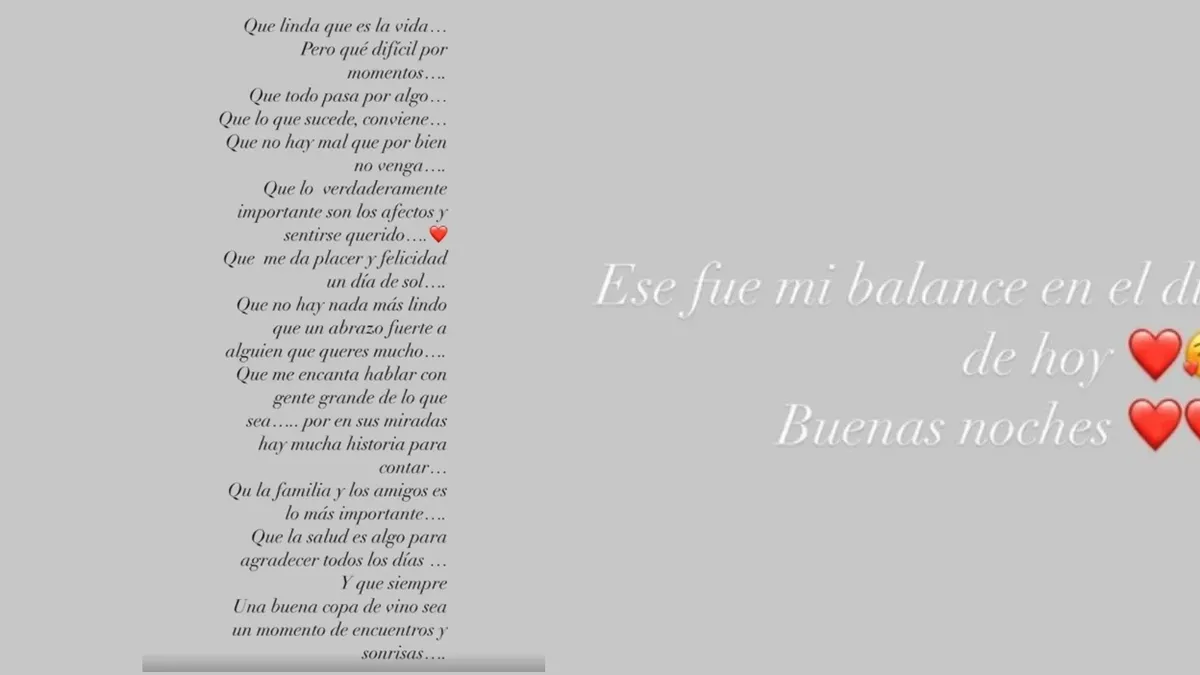 La respuesta de Mery del Cerro.