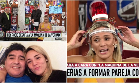 Incómodo momento de Rocío Oliva con la máquina de la verdad cuando respondió sobre el supuesto uso de las tarjetas de Maradona Incómodo momento de Rocío Oliva con la máquina de la verdad cuando respondió sobre el supuesto uso de las tarjetas de Maradona