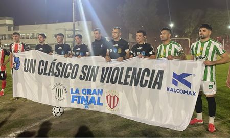 El clásico de vuelve a jugar en San Justo, con mismo árbitro que la final. Foto: Mauro González. El clásico de vuelve a jugar en San Justo, con mismo árbitro que la final. Foto: Mauro González.