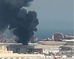 El incendio se produjo durante la mañana qatarí en un edificio en construcción en Qetaifan Island.