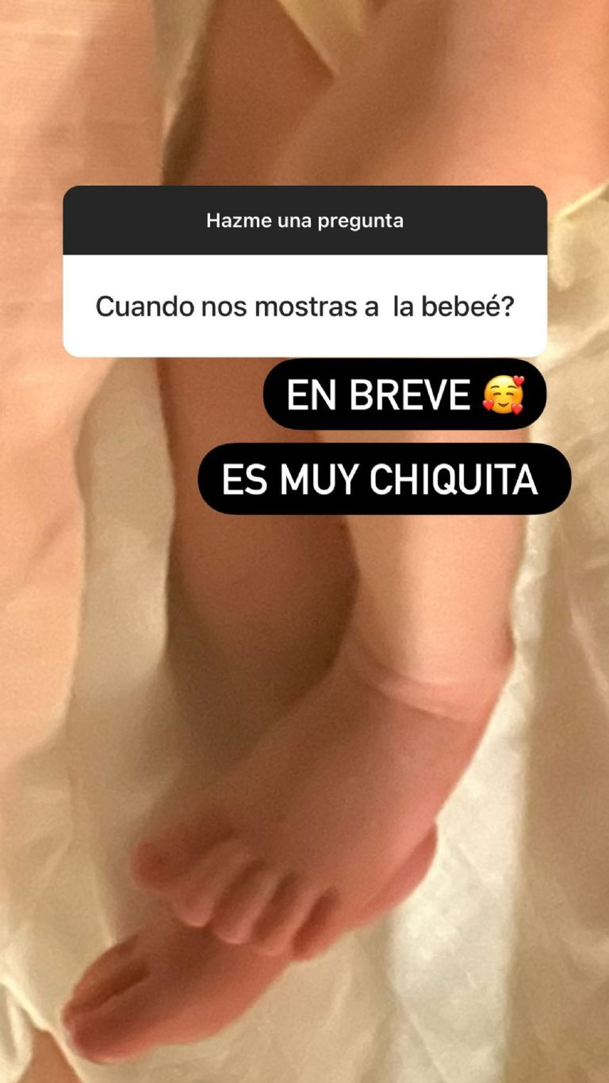 Barby Franco eligió esperar para revelar el rostro de su pequeña hija. 
