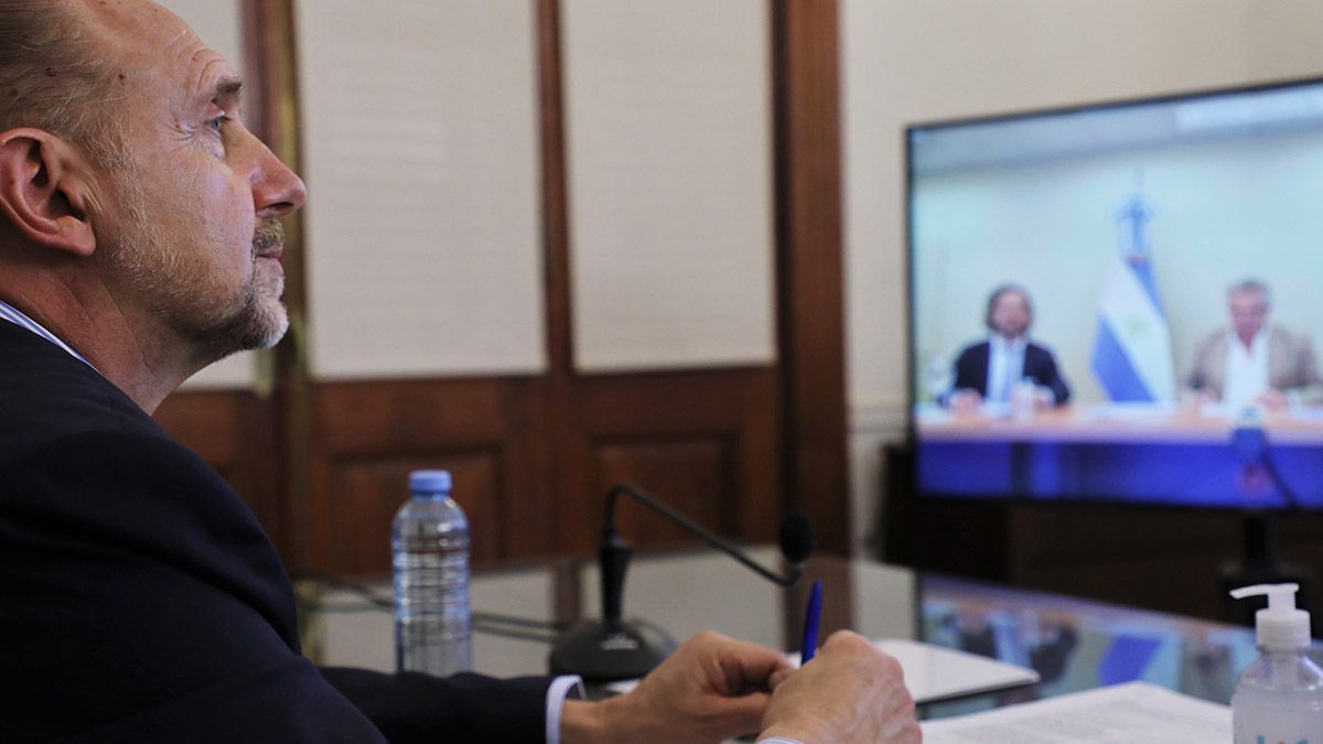 El gobernador de Santa Fe mantendrá una reunión virtual con el presidente de la Nación