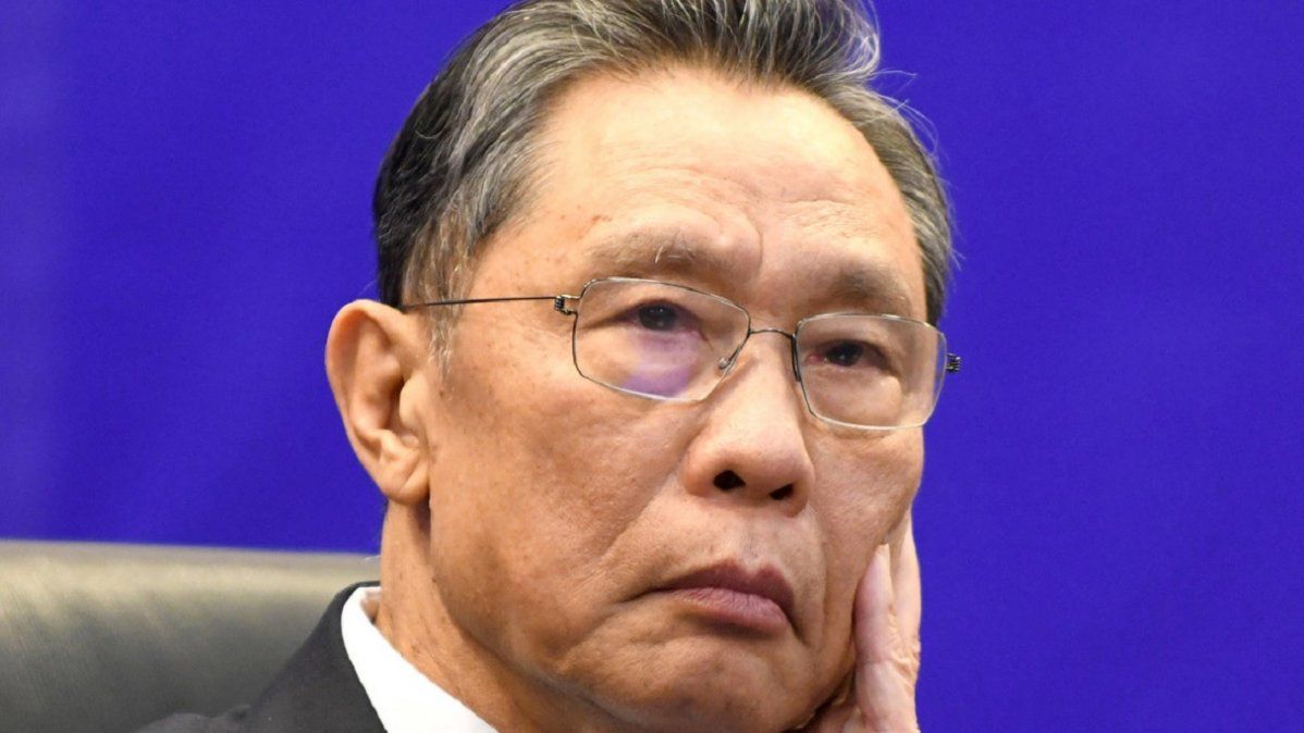 Zhong Nanshan en una conferencia de prensa en Cant&oacute;n