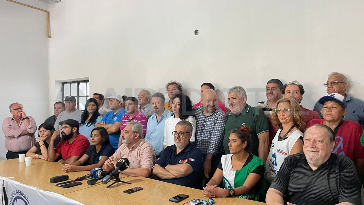 Santa Fe rumbo al paro del 24E: Nuestro trabajo es la unidad porque nuestro destino está en juego.