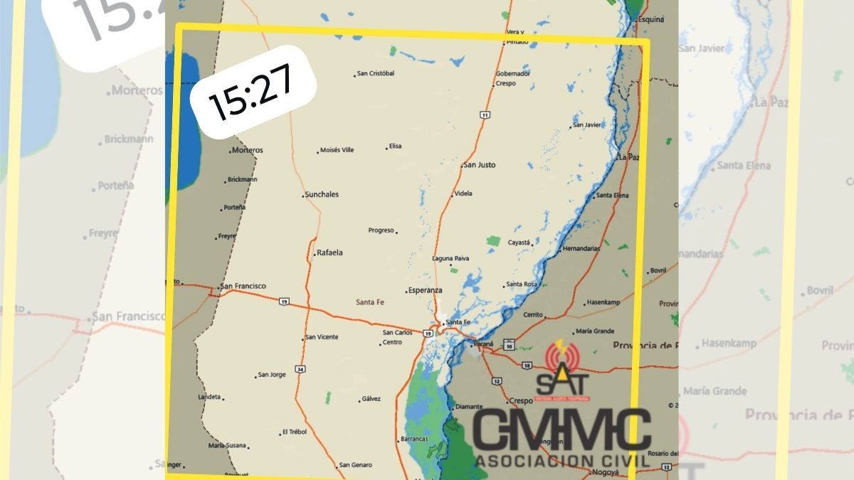 Se registran lluvias y tormentas aisladas en diversos puntos del centro de la provincia de Santa Fe. Se registran lluvias y tormentas aisladas en diversos puntos del centro de la provincia de Santa Fe.