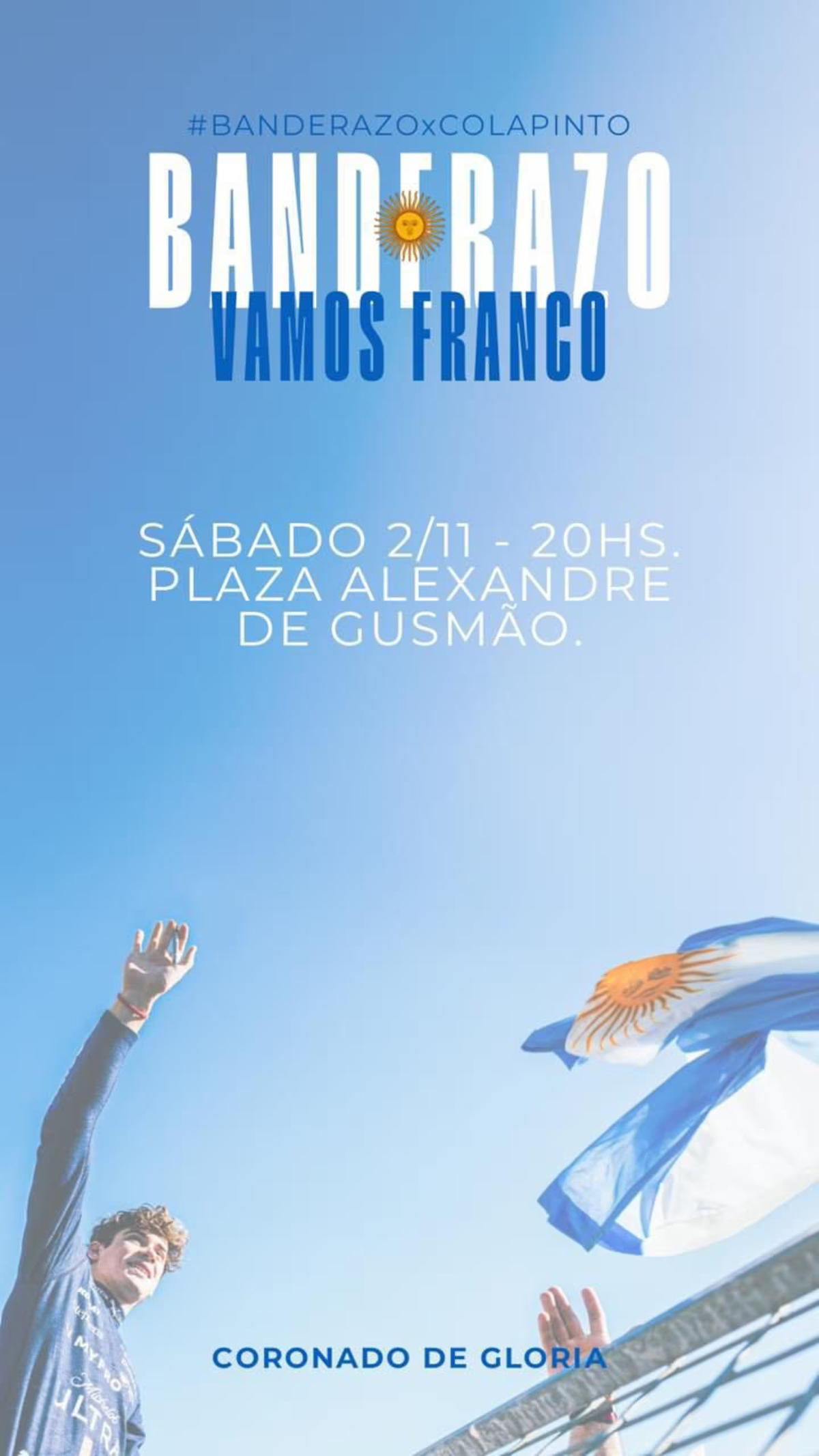Como en el Mundial de Qatar 2022, pero en Brasil: banderazo argentino para Franco Colapinto. Como en el Mundial de Qatar 2022, pero en Brasil: banderazo argentino para Franco Colapinto.