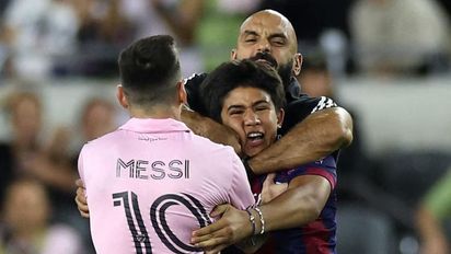 Suspendieron al guardaespaldas de Lionel Messi por el resto del torneo: el motivo de la dura sanción