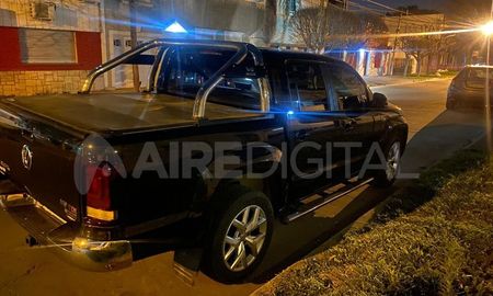 El vehículo fue hallado en horas de la noche y luego peritado por agentes de la PDI. El vehículo fue hallado en horas de la noche y luego peritado por agentes de la PDI.
