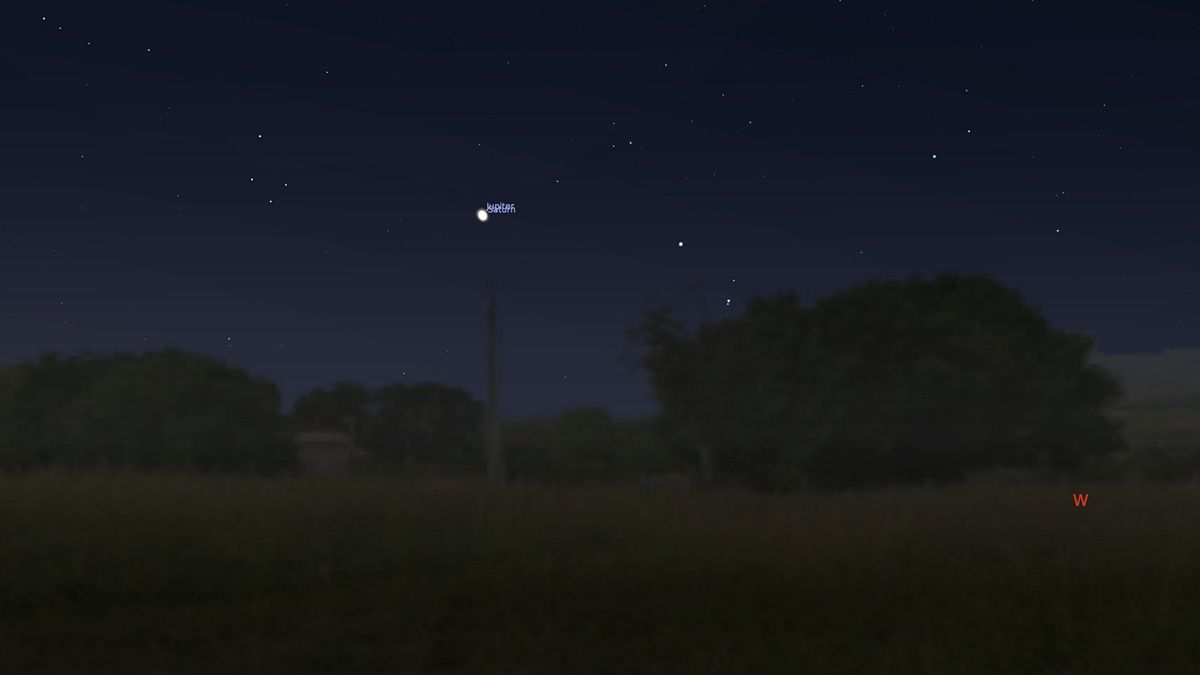 Así se verán Júpiter y Saturno este 21 de diciembre.