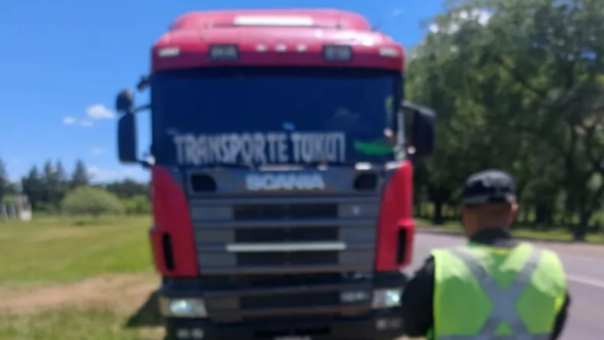 Luis Alberto Martínez Davalos conducía el camión Scania.