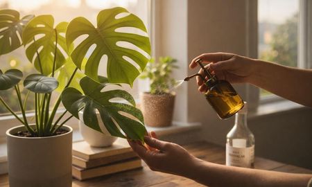 Una mezcla diluida de vinagre blanco y agua puede eliminar las manchas de cal en las hojas y reactivar el crecimiento de tus plantas de interior en pocos días. Una mezcla diluida de vinagre blanco y agua puede eliminar las manchas de cal en las hojas y reactivar el crecimiento de tus plantas de interior en pocos días.