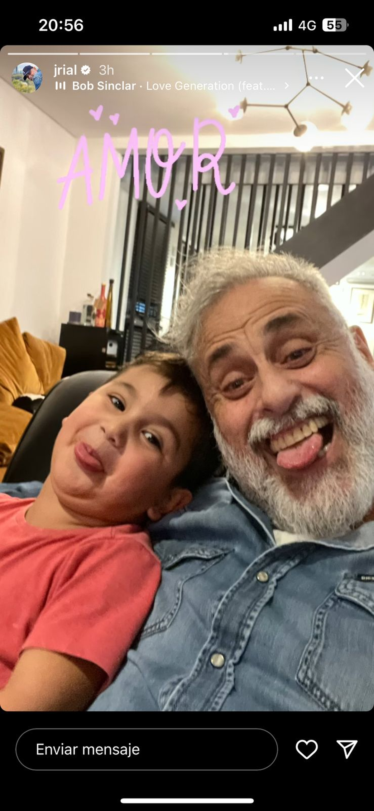 Jorge Rial se reencontró con su nieto Francesco, el hijo de Morena Rial.