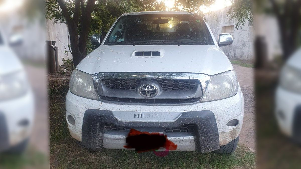 La camioneta en la que circulaba el prófugo fue secuestrada por la policía.&nbsp;