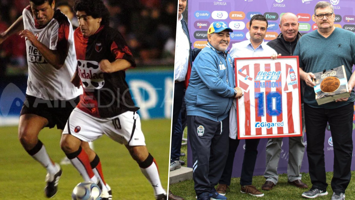 Los saludos de Colón y Unión a Diego Armando Maradona en el día de su cumpleaños