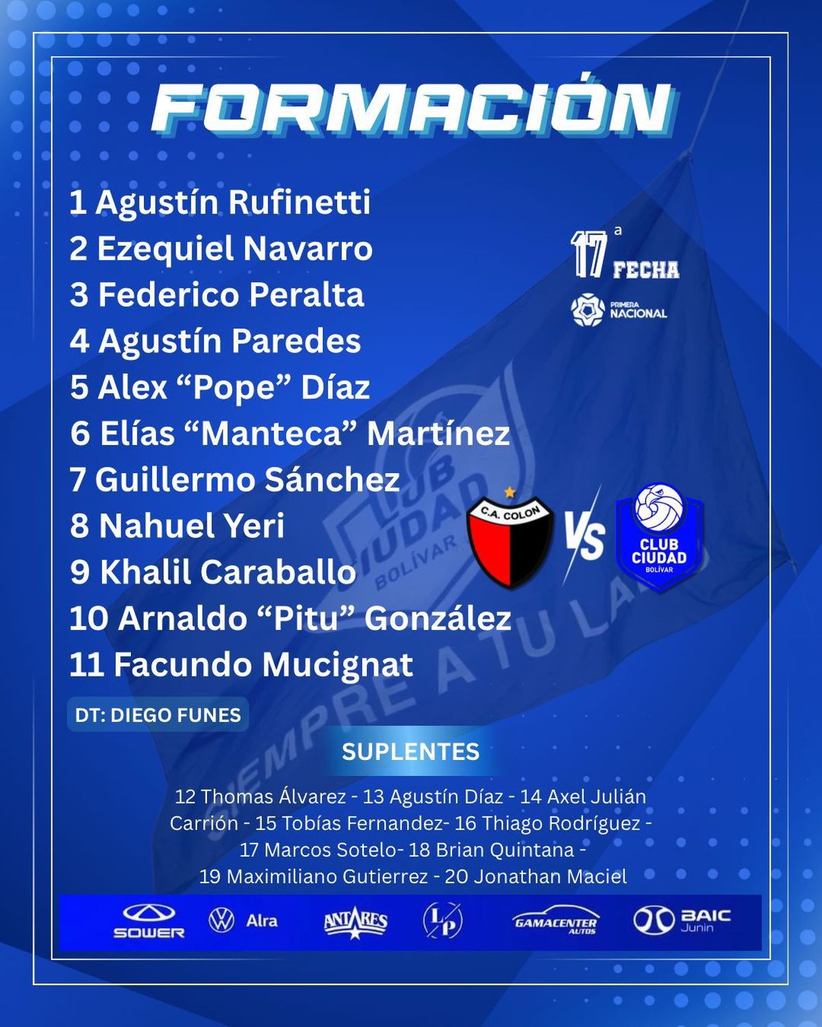 La formación inicial de Ciudad Bolívar.