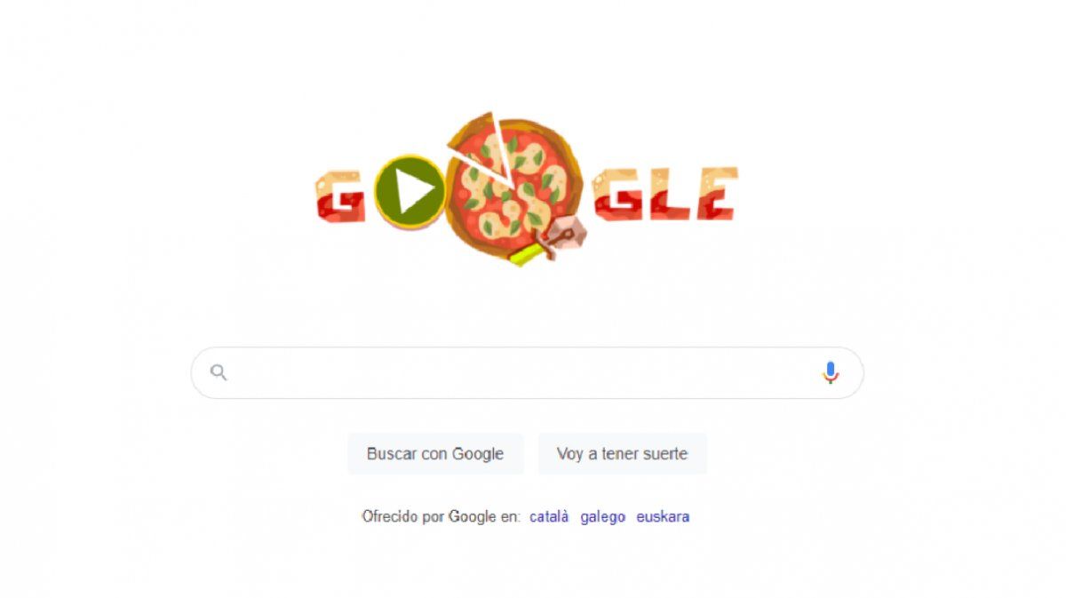 Google homenajea a la pizza con un nuevo doodle interactivo