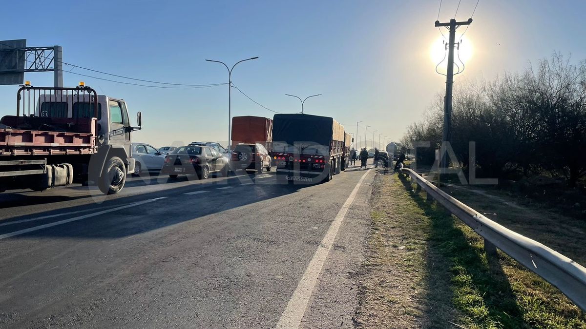 La zona donde ocurrió el accidente. La zona donde ocurrió el accidente.