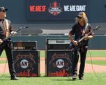 metallica toca himno eeuu en partido de baseball de san francisco metallica toca himno eeuu en partido de baseball de san francisco