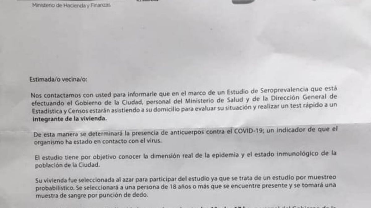 La nota no es falsa y la información tampoco. Sucede que ese comunicado pertenece a la ciudad de Buenos Aires y no a la provincia de Santa Fe.