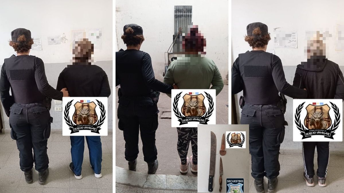 Se armó una gresca entre mujeres en barrio 12 de Octubre, llegó la policía y encontró dos cuchillos